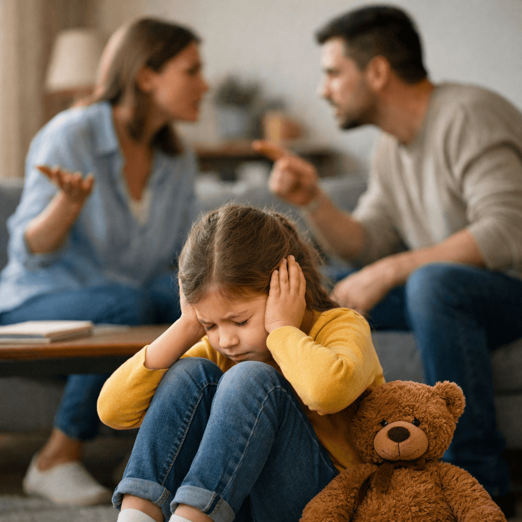 Discutir à frente dos filhos: 5 situações de alerta e como reparar